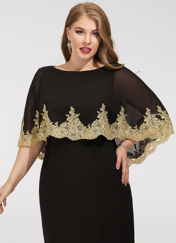 Robe Midi Ajustée Noire - gallery 9