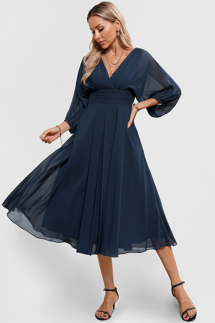 Midi Robe De Cocktail Pour Mariage Chic - gallery 1