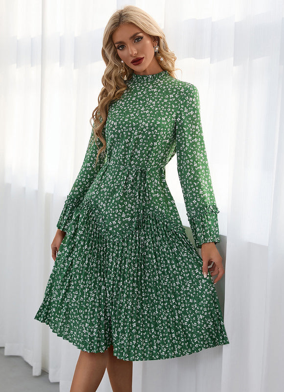 Robe Midi Midi Fleurie