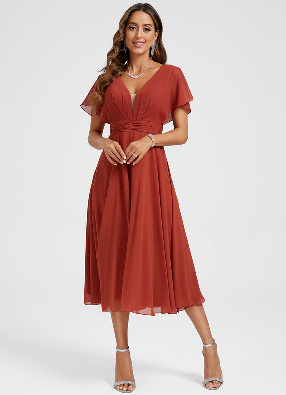 Robe Midi Cache Coeur - gallery 1