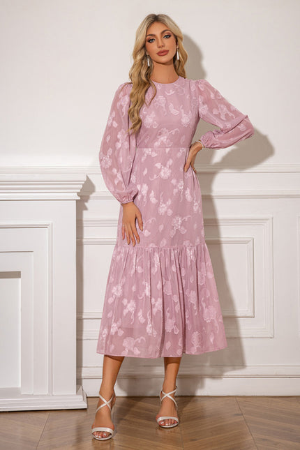 Robe Midi Chic Volants - gallery 6