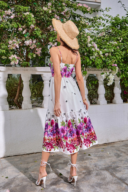 Robe Midi Estivale Fleurie - gallery 3