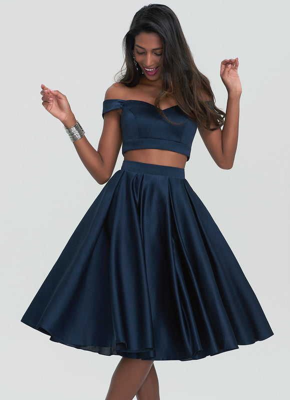 Robe Midi Satinée Cintrée