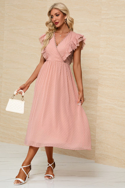 Robe Midi Midi Texturée - gallery 2