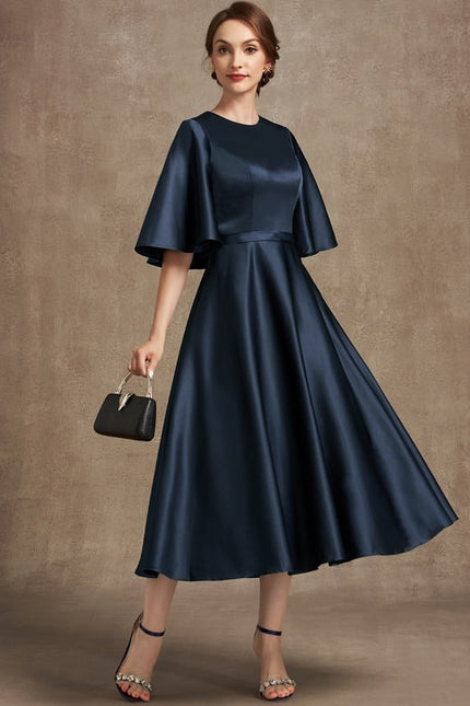 Robe Midi Élégance Nacrée