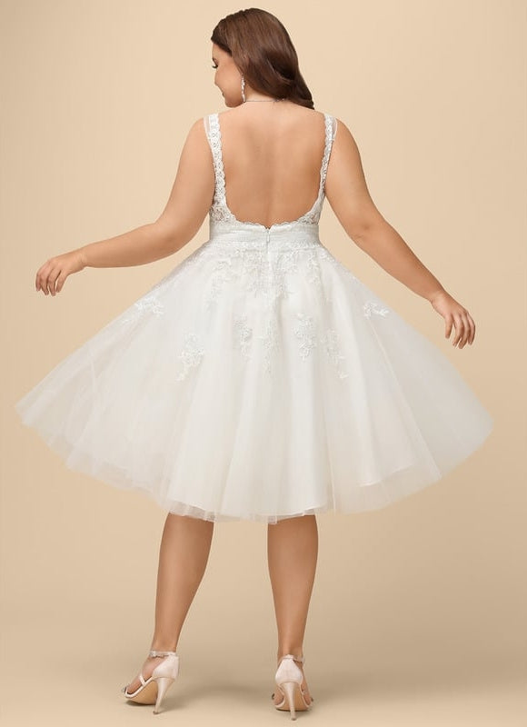 Robe Midi Tulle Écrue - gallery 9