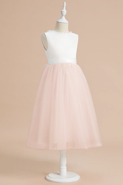 Robe Midi Satinée Poudrée - gallery 1