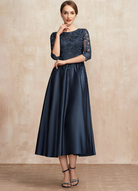 Robe Midi Chic Satin Éthique - gallery 2