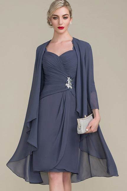 Robe Midi Satin Céleste