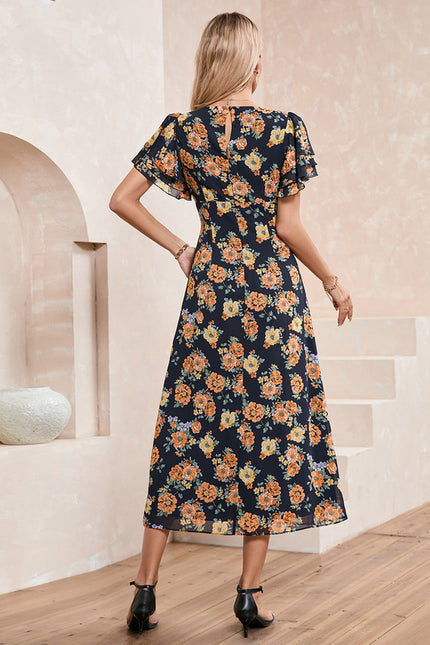 Robe Midi Florale Légère - gallery 3