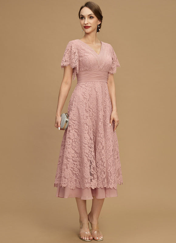 Robe Midi Délurée Écrue - gallery 1