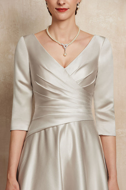 Robe Midi Satinée Éclipse - gallery 6