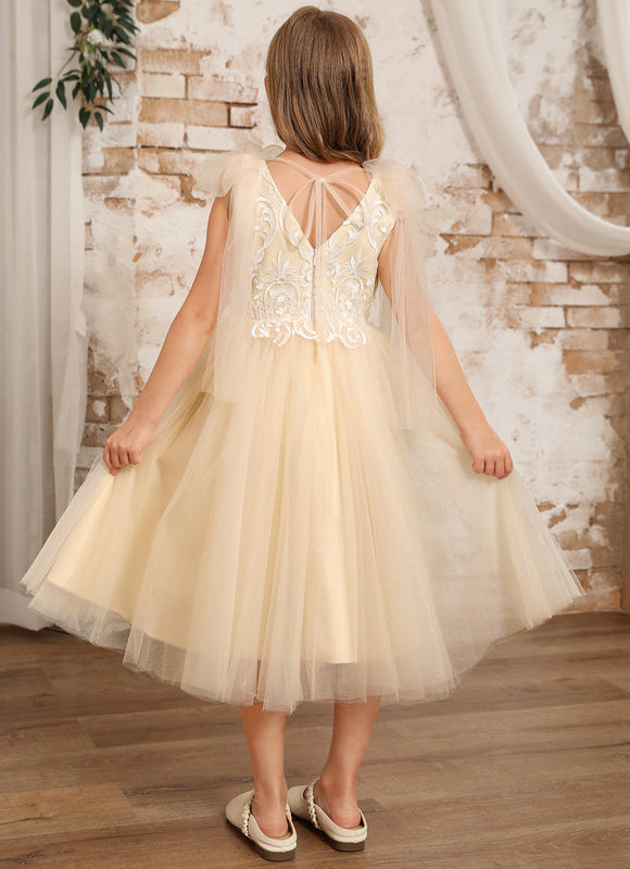 Robe Midi Tulle Beige - gallery 2