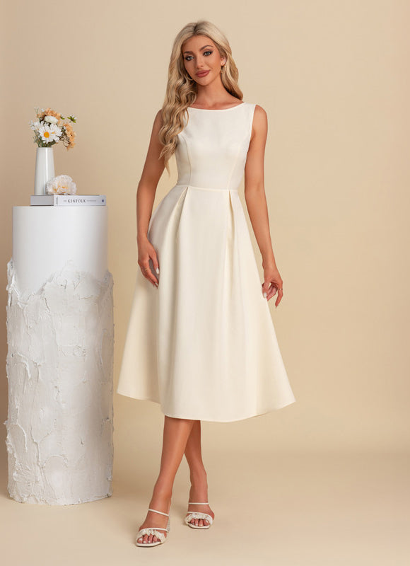 Robe Midi Col Bateau