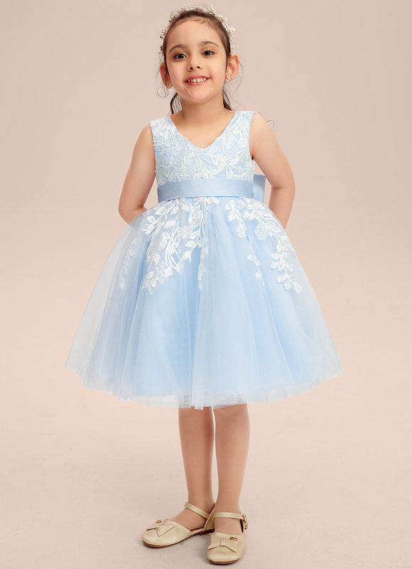 Robe Midi Tulle Bleu Pastel - gallery 1