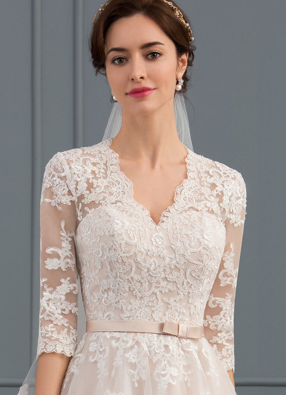 Robe Midi Écrue Élégante - gallery 3