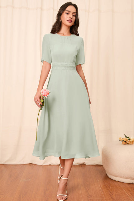 Robe Midi Gaze De Coton