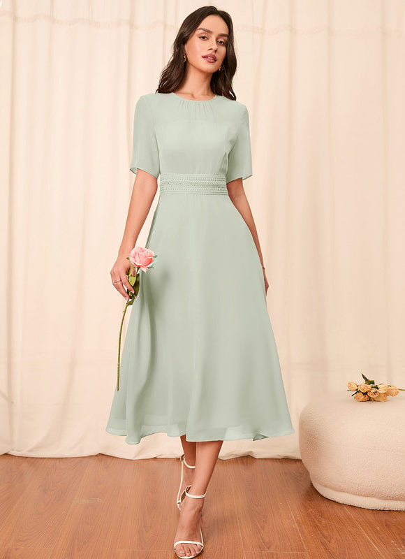Robe Midi Gaze De Coton