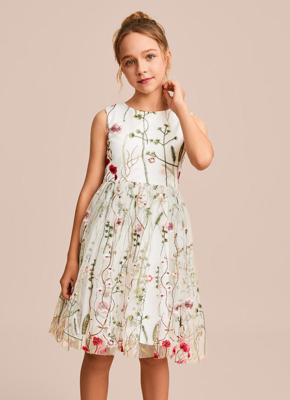 Robe Midi Fleurie Évasée - gallery 1