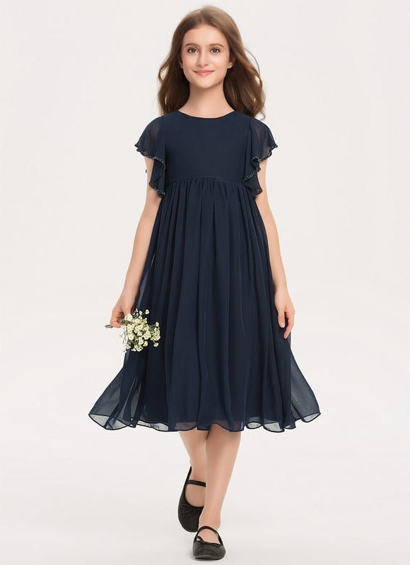 Robe Midi Étoile Marine