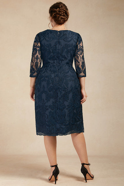 Robe Midi Dentelle Sophistiquée - gallery 9