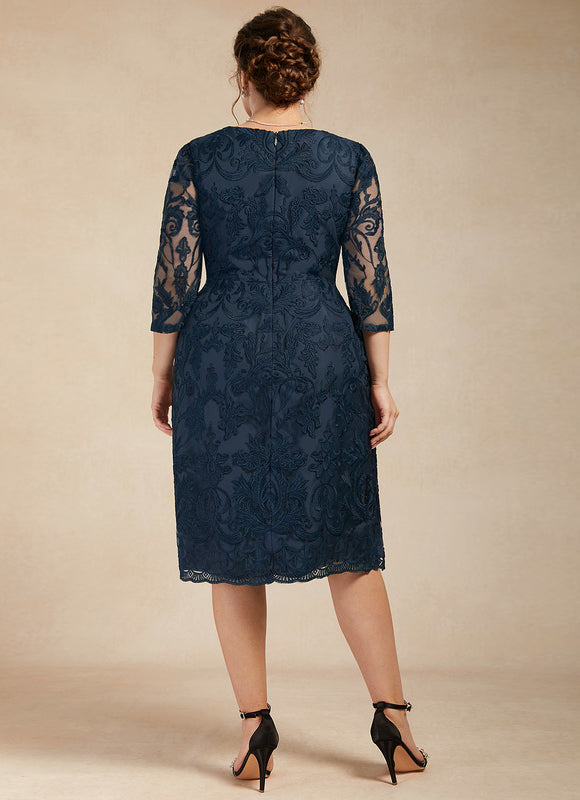 Robe Midi Dentelle Sophistiquée - gallery 9