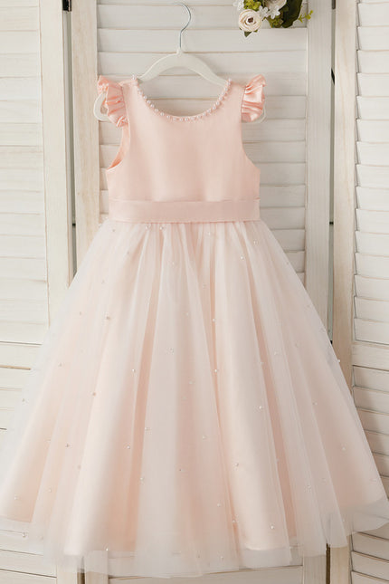 Robe Midi Satinée Perlée - gallery 5