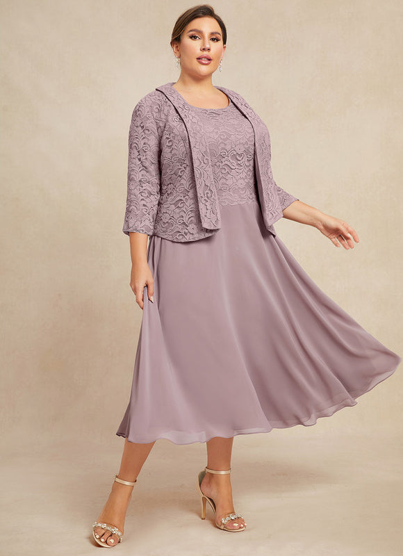 Robe Midi Flottante Lavande - gallery 9