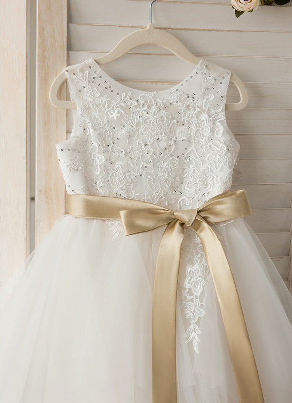 Robe Midi Tulle Ivoire - gallery 2