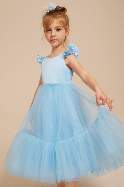 Robe Midi Tulle Bleu Pâle - gallery 8