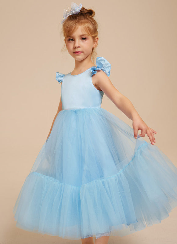 Robe Midi Tulle Bleu Pâle - gallery 8