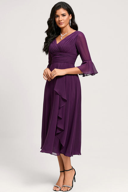 Midi Robe De Cocktail Pour Mariage Chic - gallery 8