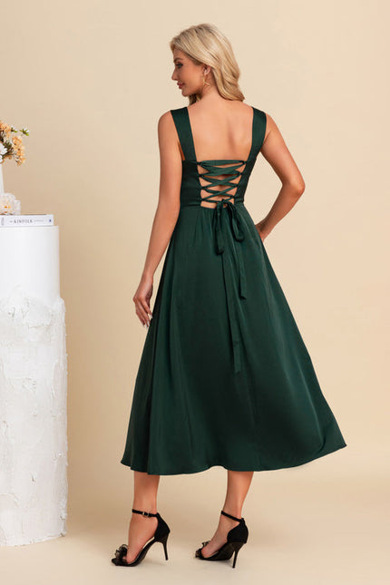 Robe Midi Émeraude Chic - gallery 2