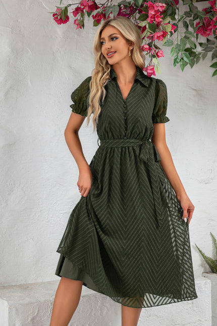 Robe Midi Chic Rayée - gallery 6