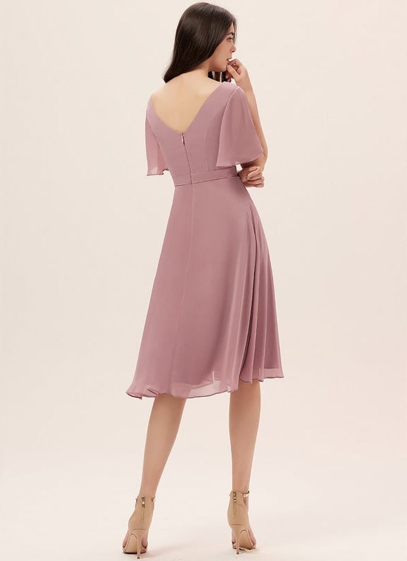 Robe Midi Aérienne Marine - gallery 3