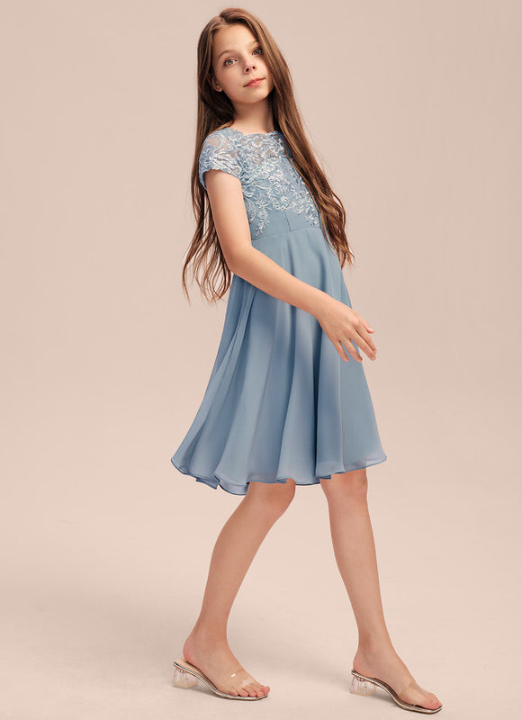 Robe Midi Aquarelle Céleste - gallery 6