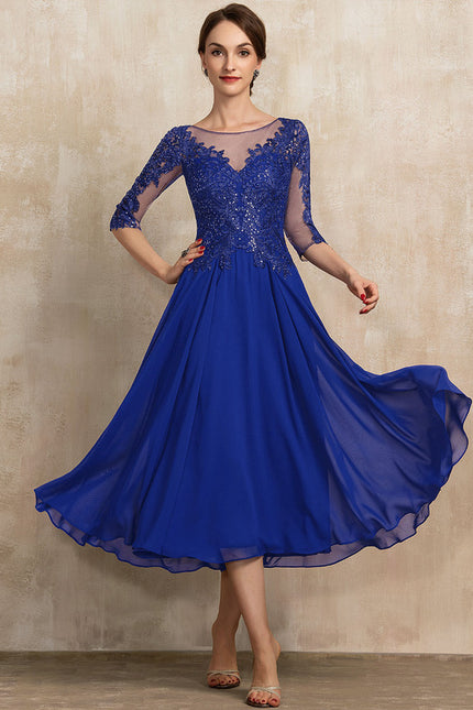 Robe Midi Azur Flottante