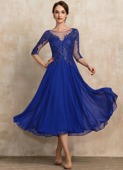 Robe Midi Azur Flottante