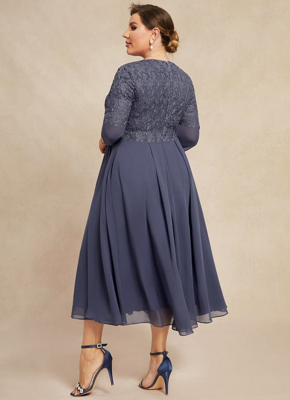 Robe Midi Élégance Ombre - gallery 9