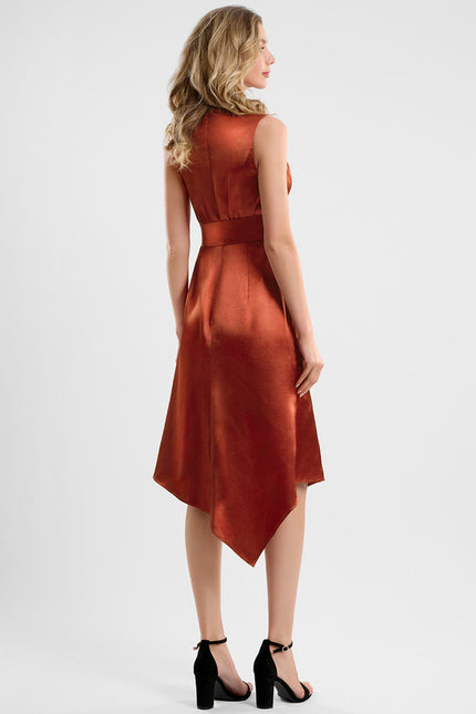 Robe Midi Marron - gallery 4