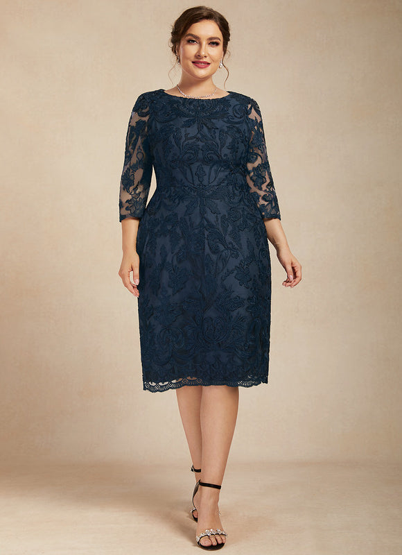 Robe Midi Dentelle Sophistiquée - gallery 7