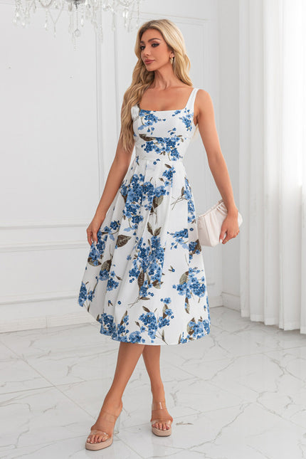 Robe Midi Imprime Floral - gallery 4