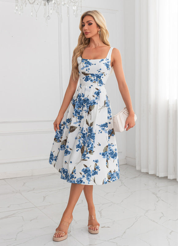 Robe Midi Imprime Floral - gallery 4