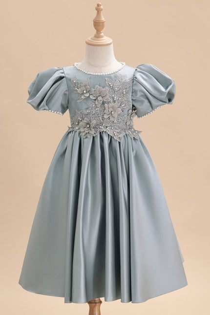 Robe Midi Satinée Enfant - gallery 1