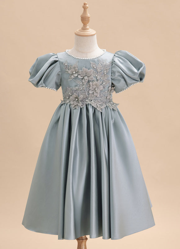 Robe Midi Satinée Enfant - gallery 1