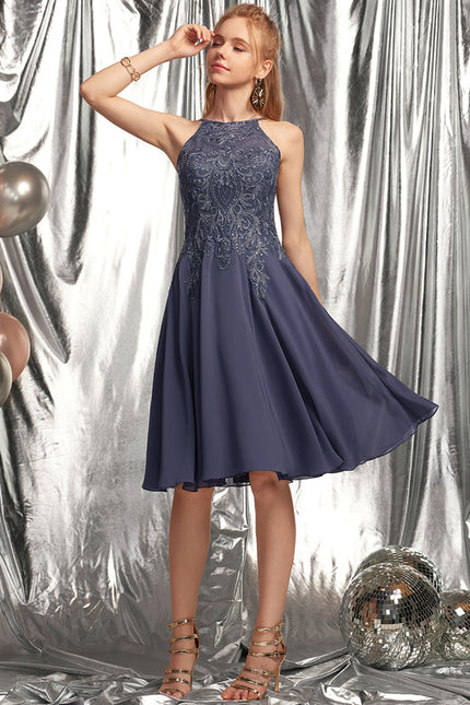 Robe Midi Nuit Marine - gallery 1