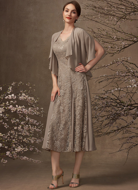 Robe Midi Élégance Nuptiale - gallery 7