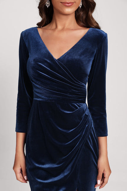 Robe Midi Velours Nuit - gallery 4