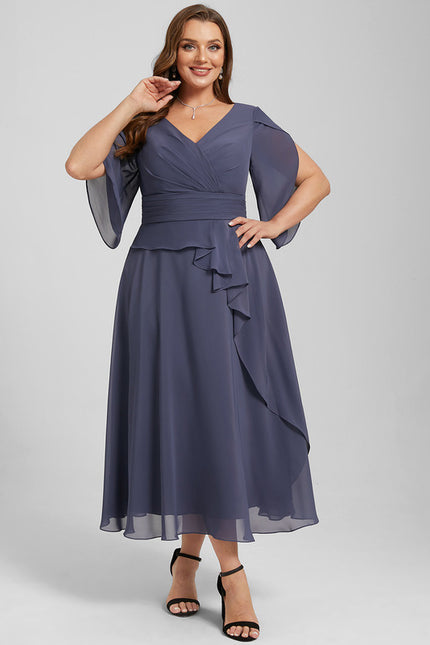 Robe Midi Fluide Élégante - gallery 7