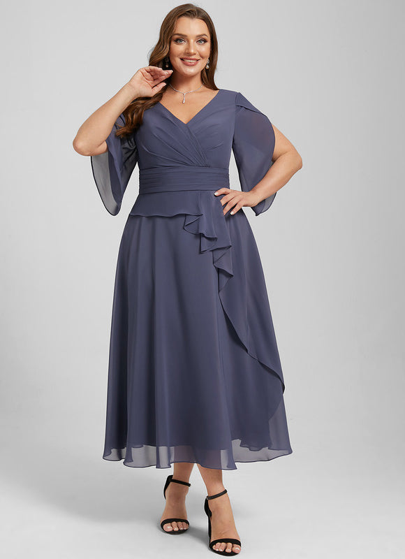 Robe Midi Fluide Élégante - gallery 7